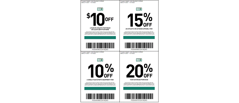 DICK'S Sporting Goods E-Coupon