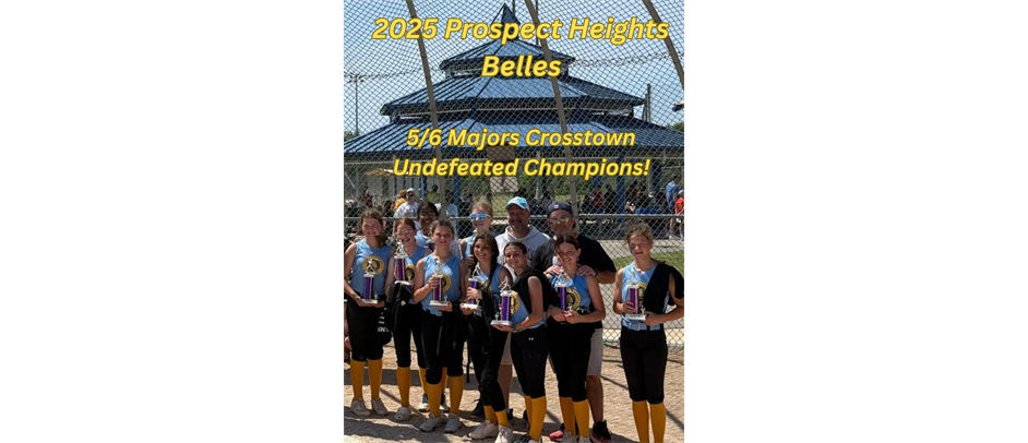2025 Majors Softball Champions