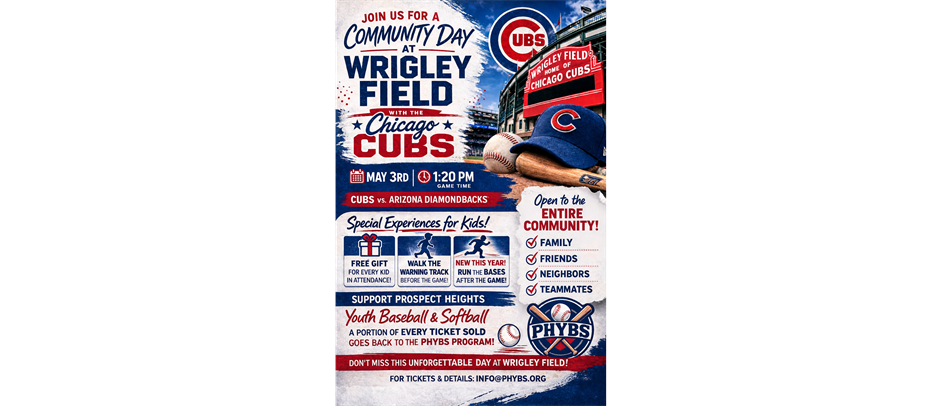 PHYBS Community Cubs Game!